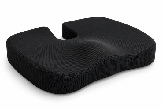 Ergonomic Memory Foam Coccyx Seat Cushion – Orthopedic U-Shaped Tailbone Pain Relief for Office Chair, Car & Home
